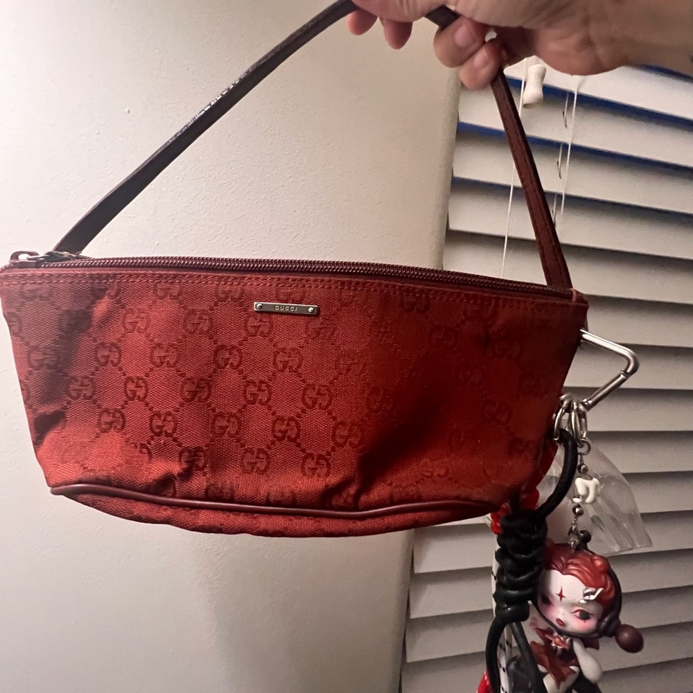 Gucci red boat pochette